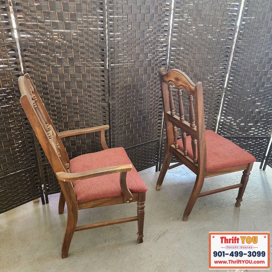 Antique Wood Chairs for Sale in Covington, TN – $25 Each – Vintage Armchair & Side Chair