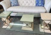 3 PC cream table set  $100.00