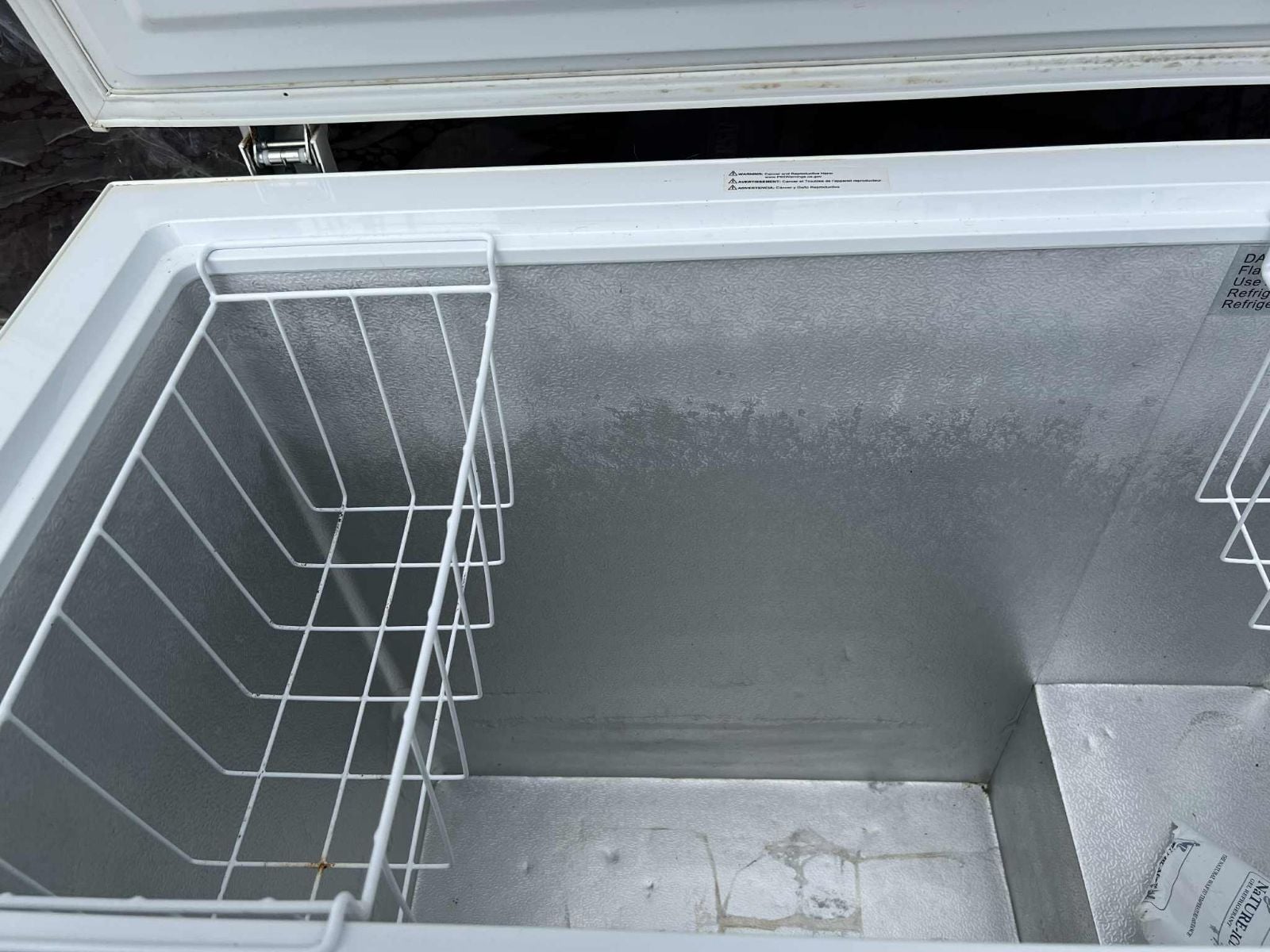 Chest Freezer – 36” x 19” – Excellent Condition – $175